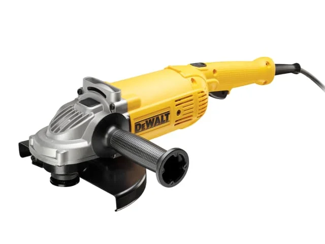 Angle grinders with multi-grit sanding discs for surface finishing-DEWALT DWE490 Angle Grinder 230mm 2000W 240V