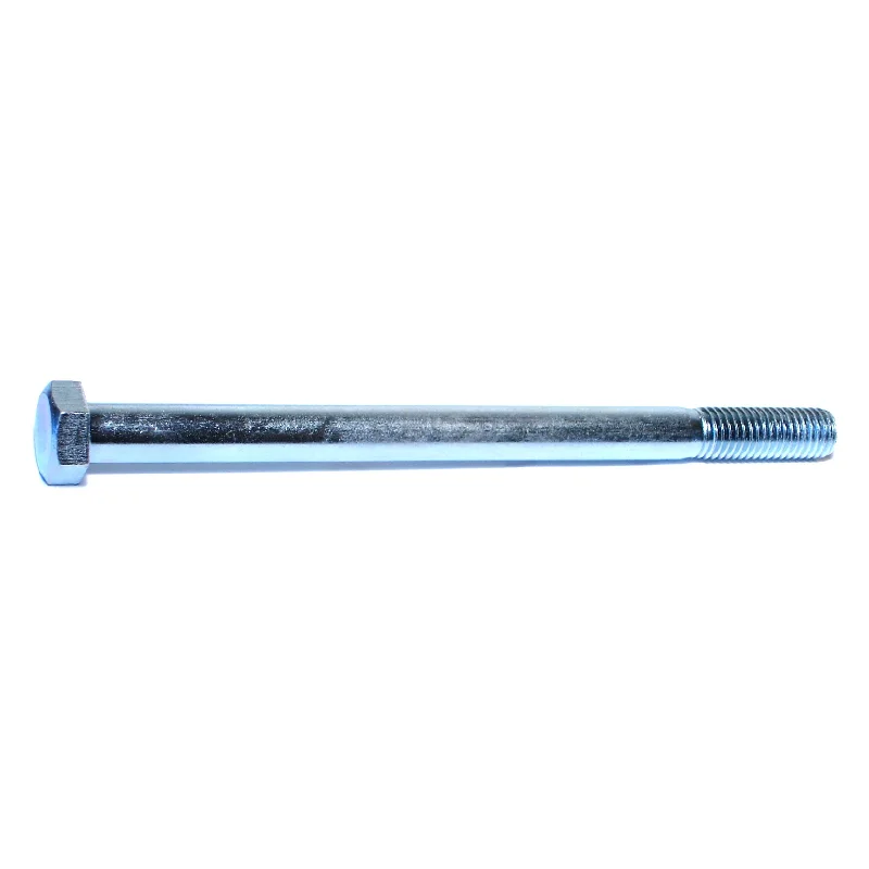 Bolts for mounting signage and frames-5/8"-11 x 9" Zinc Plated Grade 2 / A307 Steel Coarse Thread Hex Bolts