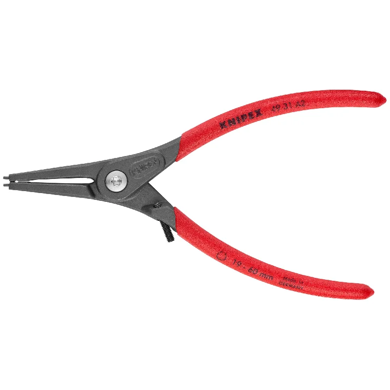 Lightweight pliers for effortless long-term use-Knipex 49 31 A2 7 1/4" External Precision Snap Ring Pliers-Limiter