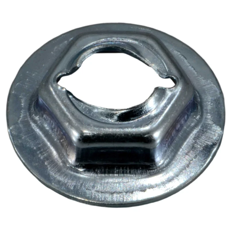 Galvanized nuts for rust resistance in outdoor applications-1/4" x 11/16" Hex Head Thread Cutting Nuts