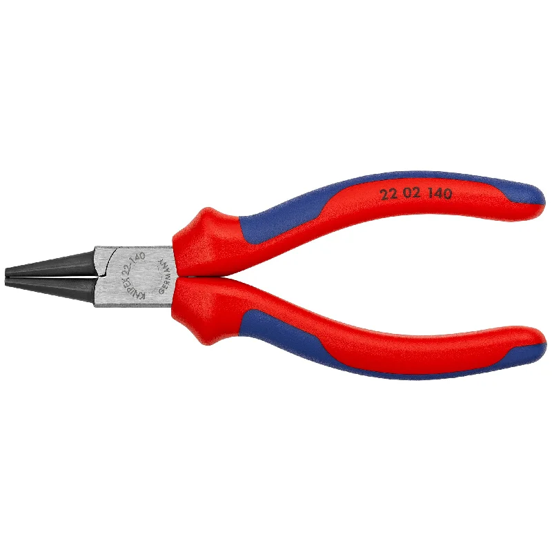 Long-handled pliers for reaching hard-to-reach areas-Knipex 22 02 140 5 1/2" Round Nose Pliers