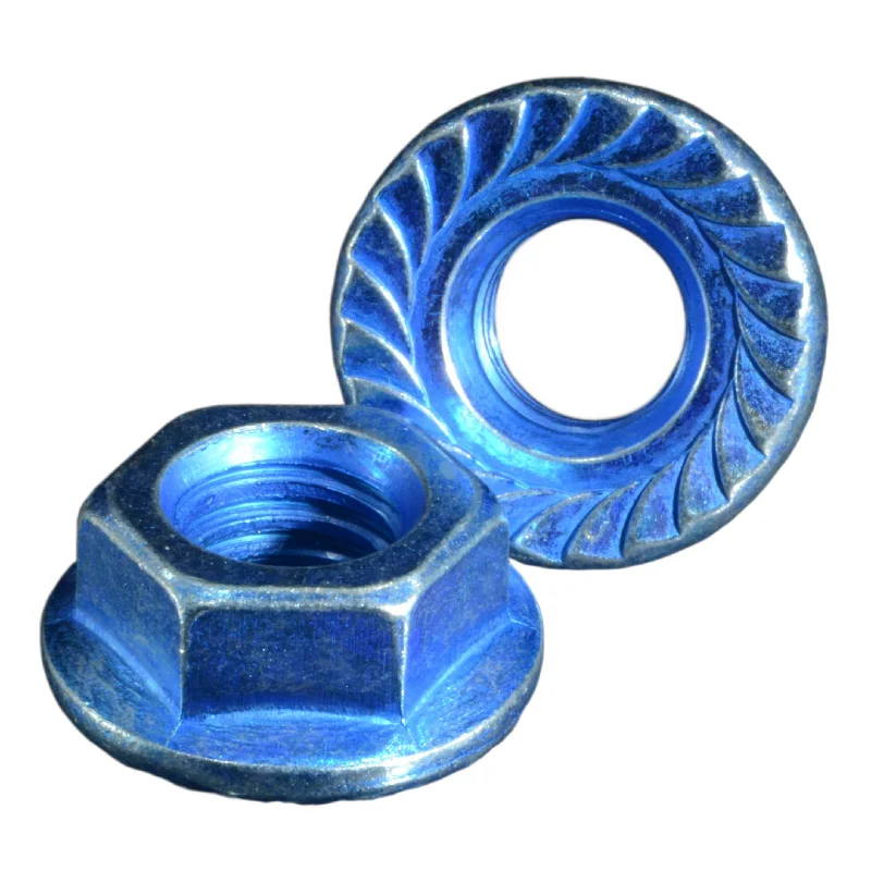 Coupling nuts for joining threaded rods-7/16"-14 Zinc Case Hardened Hex Flange Nuts (149 pcs.)