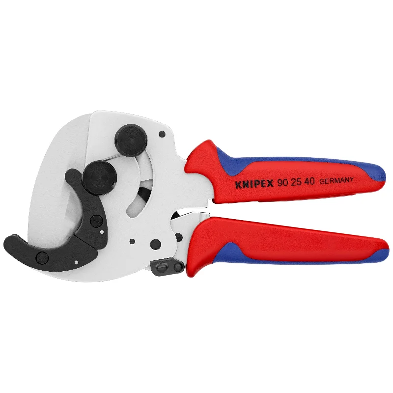 Pliers for gripping, pulling, and twisting small objects-Knipex 90 25 40 8 1/4" PVC Pipe Cutter