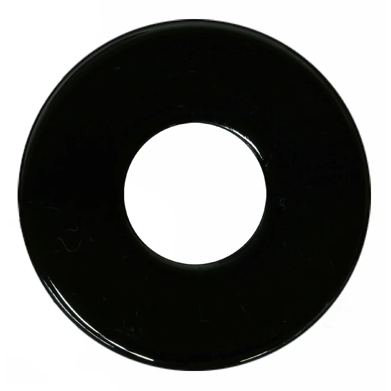 Small washers for miniature devices-7/16" x 1/2" x 1-1/4" Black Chrome Grade 2 USS Flat Washers (6 pcs.)