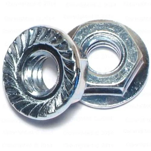 Serrated flange nuts for secure grip-Serrated Coarse Thread Hex Flange Nut