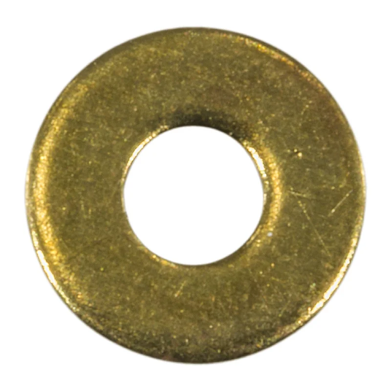 Washers for mounting heavy machinery parts-#4 x 7/64" x 9/32" Brass S Pattern Flat Washers (72 pcs.)