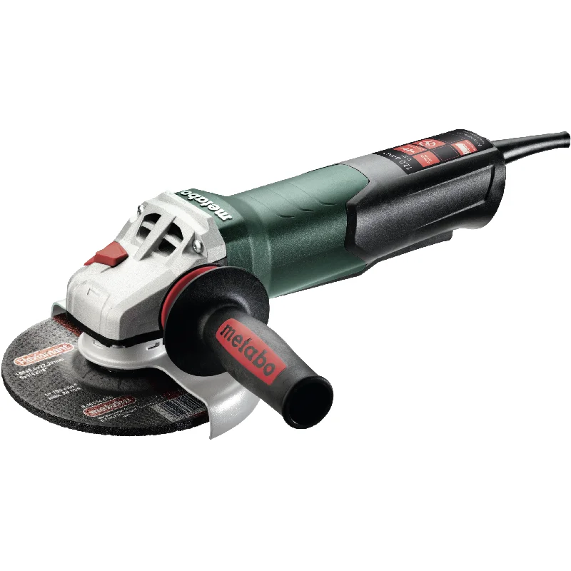 Angle grinders with a safety switch for enhanced user protection-Metabo WP 13-150 Quick 6" Angle Grinder - 603633420