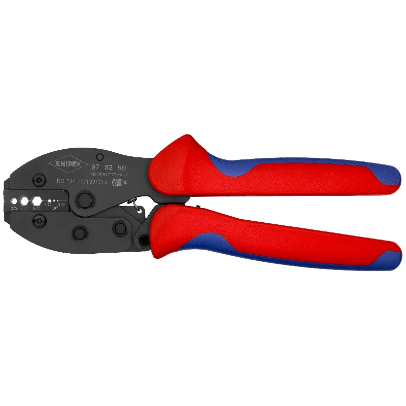 Pliers for cutting copper and aluminum wire-Knipex 97 52 50 8 3/4" Crimping Pliers For COAX, BNC and TNC Connectors For RG58/174/188/316