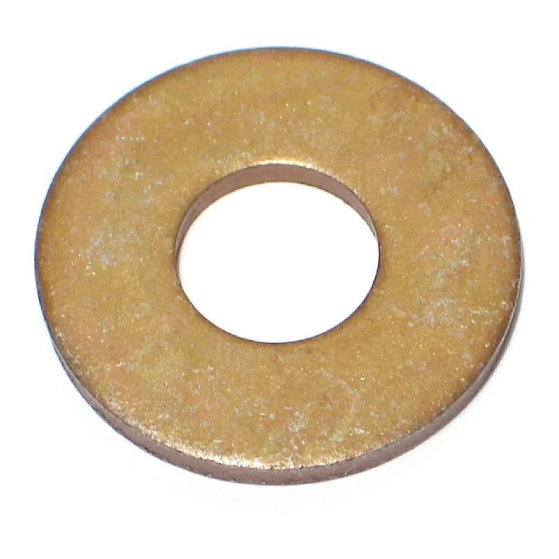 Copper sealing washers for plumbing applications-9/16" x 1-1/2" x .134" Zinc Grade 8 Thick Washers (4 pcs.)