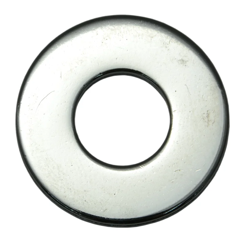 Washers for reducing wear and tear on machine parts-3/8" x 7/16" x 1" Chrome Grade 2 USS Flat Washers (10 pcs.)