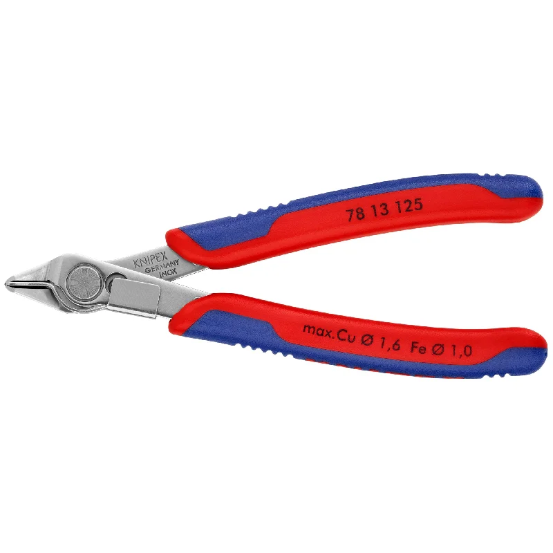 Adjustable locking pliers for extra grip power-Knipex 78 13 125 5" Electronics Super Knips®