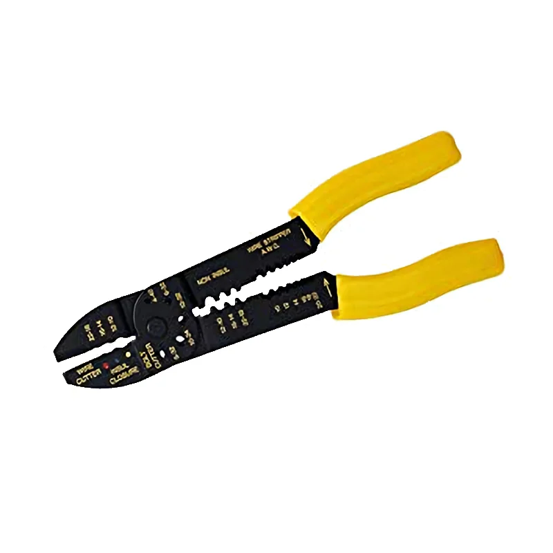 Angle grinders with safety lock for accidental start prevention-Heavy-duty cable cutters for cutting thick cables and wires-Ideal 45-778 Multi Crimp/Strip Tool