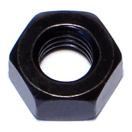 Industrial-strength nuts for machinery assembly-8mm-1.25 Black Phosphate Class 10 Steel Coarse Thread Hex Nuts (504 pcs.)