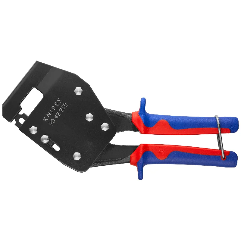 Strong pliers for heavy-duty industrial use-Knipex 90 42 250 10" Punch Lock Riveter