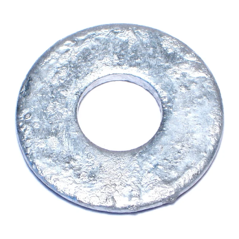 Washers for outdoor electrical installations-1/2" x 9/16" x 1-3/8" Hot Dip Galvanized Grade 2 Steel USS Flat Washers