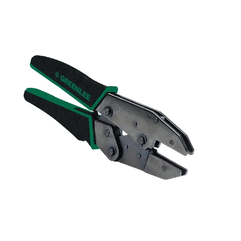 Precision flat nose pliers for straight-edge gripping-Greenlee 45504 Crimper, Full Cycle - 9" (Pop)