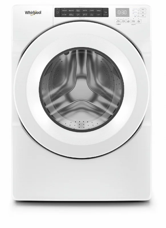 Washers for marine and offshore installations-Whirlpool White Front Load Washer (5 Cu. Ft.) - WFW560CHW