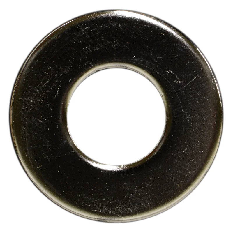 Copper washers for plumbing connections-1/2" x 9/16" x 1-3/8" Polished 18-8 Stainless Steel USS Flat Washers (5 pcs.)