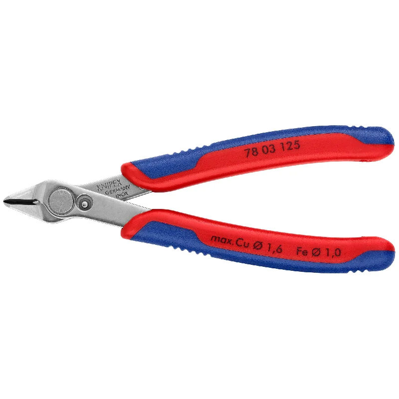 Specialized pliers for electrical and automotive repairs-Knipex 78 03 125 5" Electronics Super Knips®