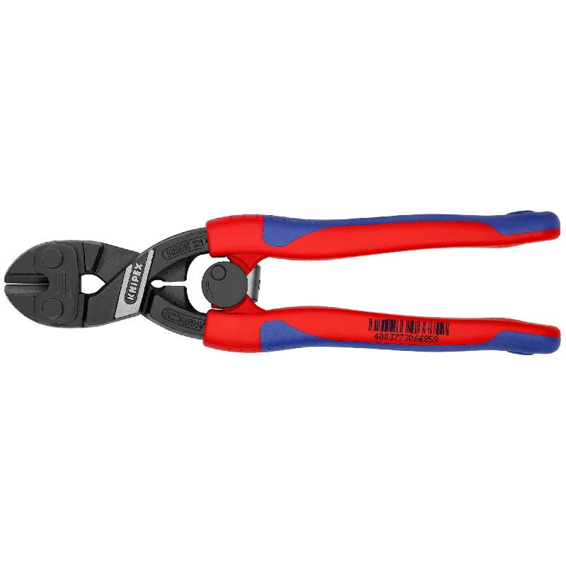 Professional-grade pliers for industrial use-Knipex 71 12 200 SBA 8" CoBolt® High Leverage Compact Bolt Cutters