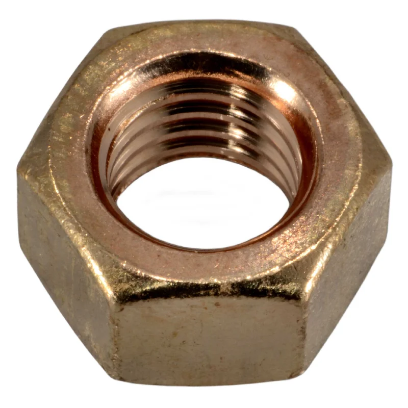 Locking nuts for structural steel projects-1/2"-13 Silicon Bronze Coarse Thread Hex Nuts