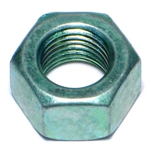 Winged nuts for quick assembly and disassembly-3/8"-24 Green Rinsed Zinc Plated Grade 5 Steel Fine Thread Hex Nuts (332 pcs.)