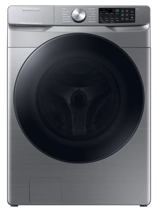 Washers for fastening plumbing fixtures-Samsung Platinum Steam Front Load Washer (5.2 cu. ft.) - WF45B6300AP/US