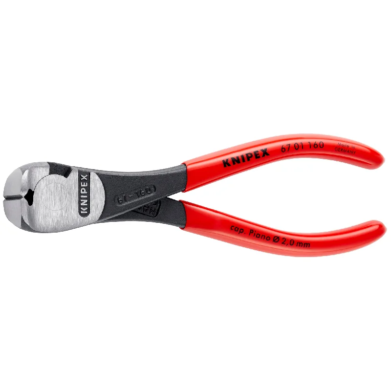 Adjustable pliers for versatile household repairs-Knipex 67 01 160 6 1/4" High Leverage End Cutting Nippers