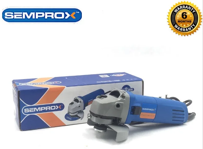 Lightweight angle grinders for reducing hand strain-Semprox 100mm Angle Grinder 680w