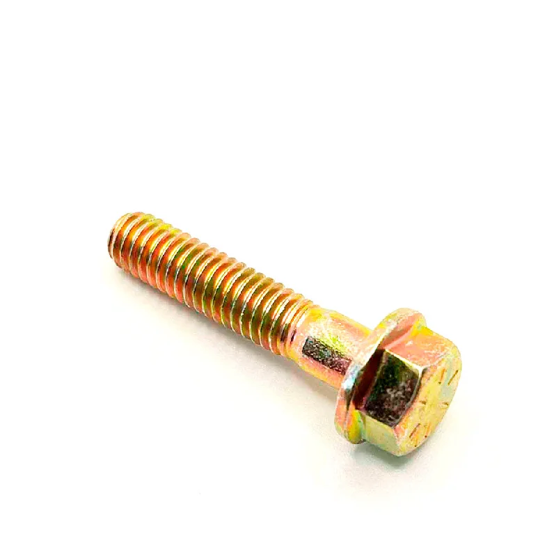 Stainless steel bolts for corrosion resistance-5/16-18 X 1-1/2in UNC Grade 8 Flange Bolt Yellow Zinc