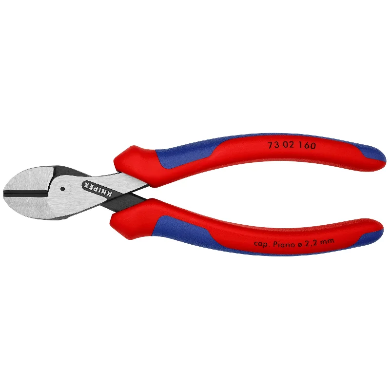 Long-handled pliers for reaching hard-to-reach areas-Knipex 73 02 160 6 1/4" X-Cut® Compact Diagonal Cutters