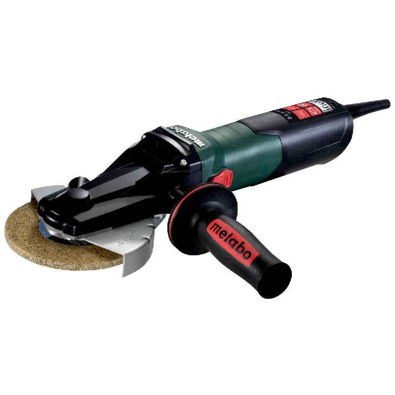 Angle grinders for grinding and shaping welds in metalworking-Metabo WEVF 10-125 Quick Inox 5" Flat-Head Angle Grinder - 613080420