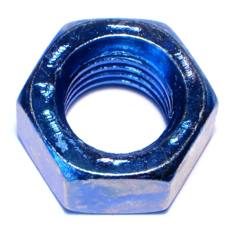 Corrosion-resistant nuts for marine environments-3/4"-10 Zinc Plated Grade 8 Steel Blue Rinsed Coarse Thread Hex Nuts (45 pcs.)