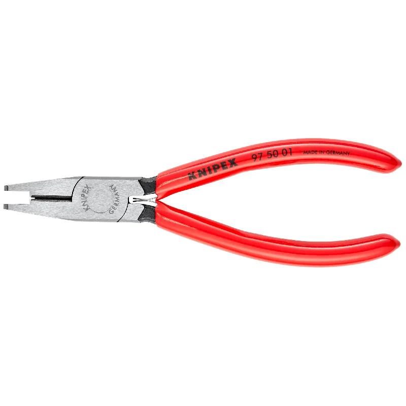 Non-slip pliers for secure grip during heavy tasks-Knipex 97 50 01 6" Crimping Pliers for Scotchlok™ connectors