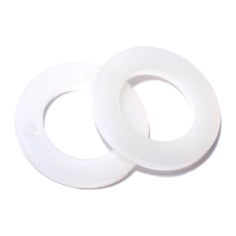 Washers for high-pressure valve applications-7/16" x 3/4" x 1/16" Nylon Plastic Flat Washers (25 pcs.)