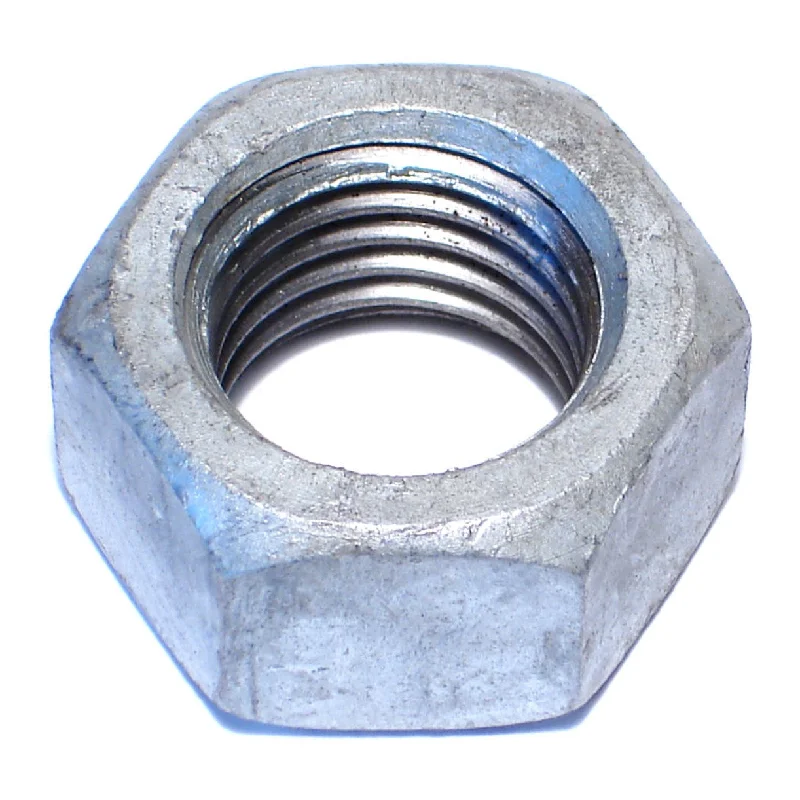 Zinc-plated nuts for outdoor use-1"-8 Hot Dip Galvanized Steel Coarse Thread Finished Hex Nuts