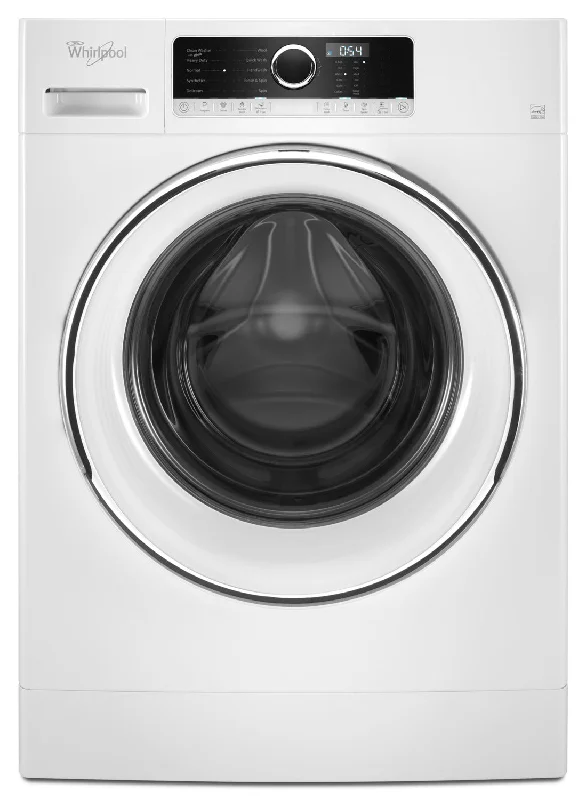 High-strength washers for steel and metal joints-Whirlpool White Front-Load Washer (2.6 Cu. Ft. IEC) - WFW5090GW