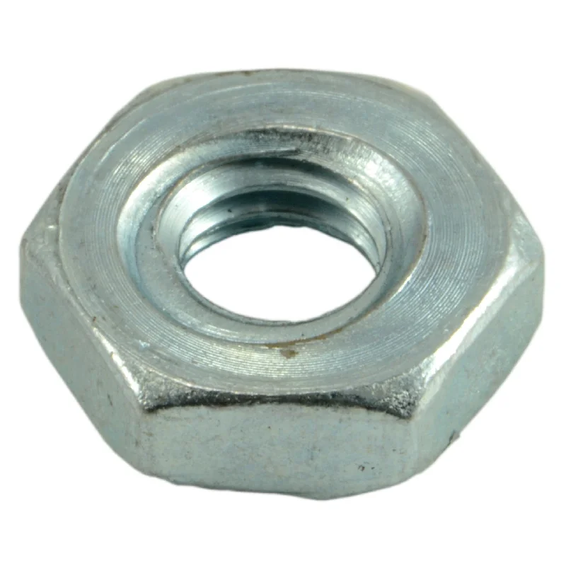 Low-profile locking nuts for tight spaces-#10-32 Zinc Plated Grade 2 Steel Fine Thread Hex Machine Screw Nuts