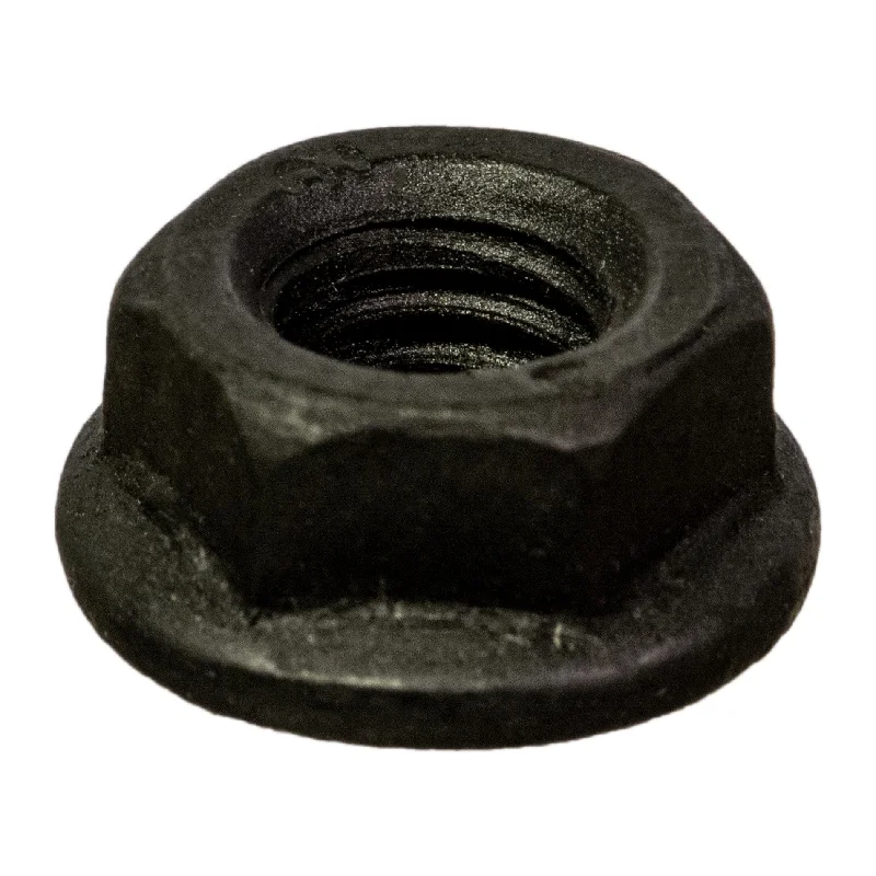 Forged nuts for structural integrity-6mm-1.0 Black Phosphate Class 10 Steel Coarse Thread Flange Nuts