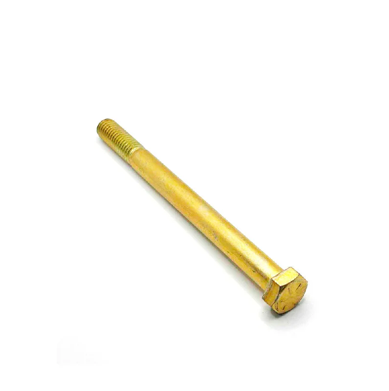 Hex bolts for mechanical equipment-1/2-13 x 6in UNC Grade 8 Hex Cap Screw Yellow Zinc