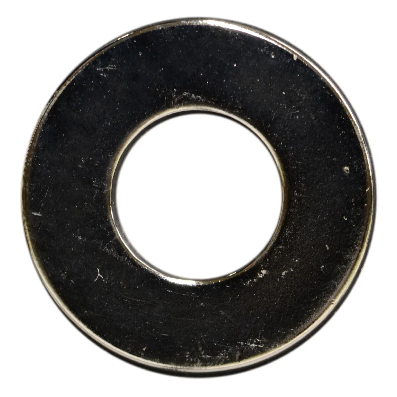 Teflon washers for chemical resistance-1/4" x 5/16" x 3/4" Polished 18-8 Stainless Steel USS Flat Washers (12 pcs.)