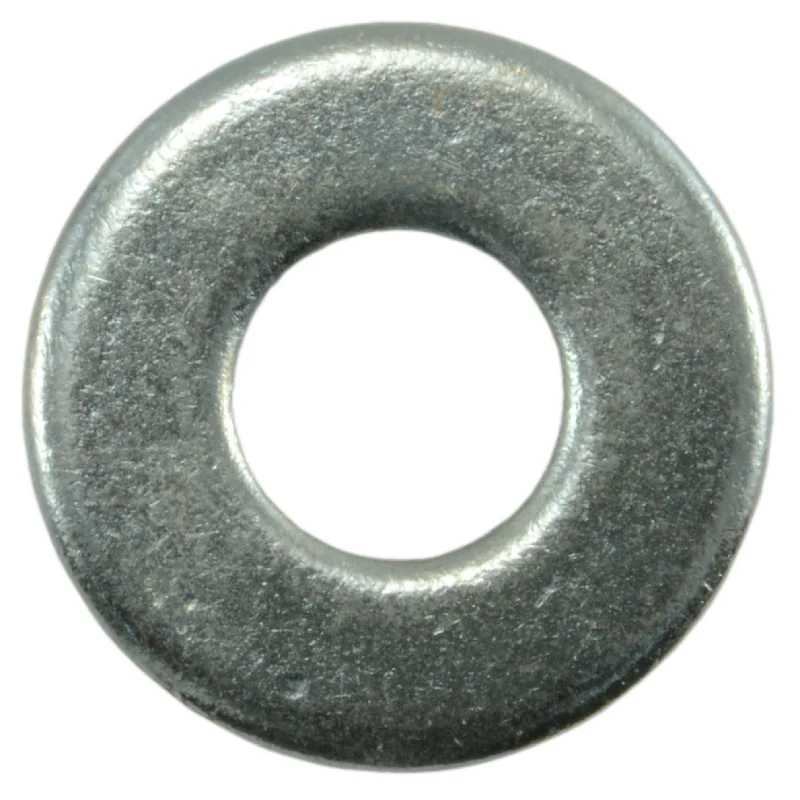 Large washers for heavy-duty equipment-#10 x 7/32" x 1/2" Zinc Plated Grade 2 Steel SAE Flat Washers