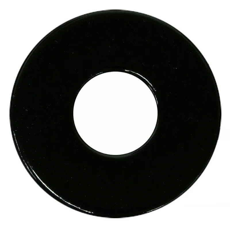 Washers for durable fastenings in the automotive industry-5/8" x 11/16" x 1-3/4" Black Chrome Grade 2 USS Flat Washers (4 pcs.)