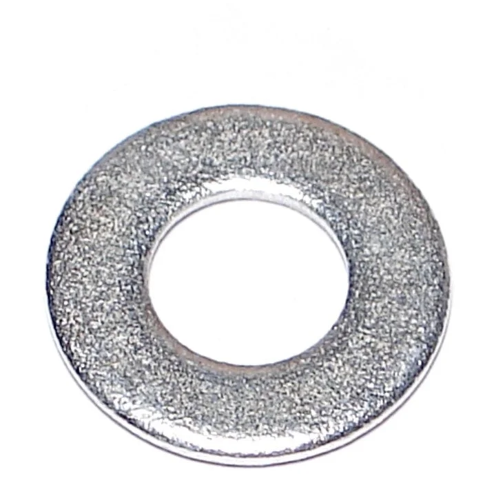 Vibration-resistant washers for secure fastening-1/2" x 17/32" x 1-1/16" Zinc Plated Grade 2 Steel SAE Flat Washers