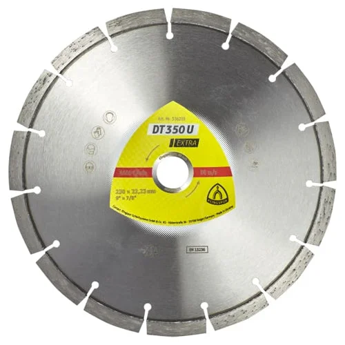 Angle grinders for polishing concrete floors-Klingspor 350mm DT300U Extra Diamond Cutting Disc (2.8 x 25.4mm)